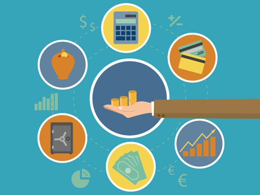Ilustração sobre capital de giro e investimentos